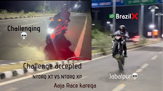 Ntorq Race xp vs Ntorq Xt 😍  kawa h2r viralvideo wheelie ntorq stunt [upl. by Karie]