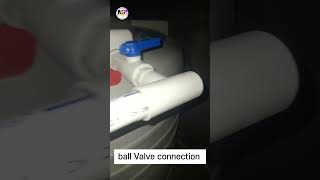 Ball Valve connection kaise kare upvc Ball valves connection short plumbingwork [upl. by Haldane]