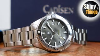 Finally an Aquaracer homage from Cadisen  Cadisen Tag Heuer Aquaracer homage  Full Review [upl. by Jillayne389]