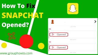 How To Fix Snapchat Opened Glitch Error In 2024 [upl. by Brent]