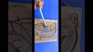 Beautiful bird making teak wood  shortvideo [upl. by Ettevy]