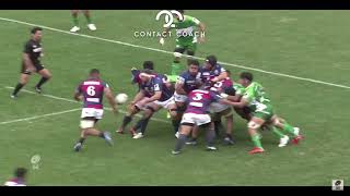 Rugby Try Lineout Strike Play Using Forwards and Backs [upl. by Sisto]