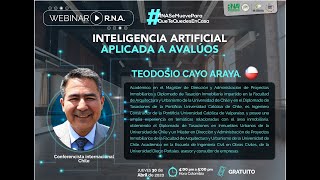 Webinar RNA INTELIGENCIA ARTIFICIAL APLICADA A AVALÚOS Abril 30 de 2020 [upl. by Adekam]