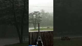 flooding in evarts ky from a down poor [upl. by Atteugram984]