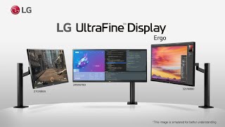 LG UltraFine Ergo Monitor  Designed Around You [upl. by Janette200]