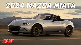 2024 Mazda MX5 Miata  MotorWeek Road Test [upl. by Krystin]