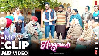 Honeymoon ਹਨੀਮੂਨ Movie Scene  Muaawze Di Khushiyaan  Gippy Grewal Jasmin  Punjabi Comedy [upl. by Derdle519]