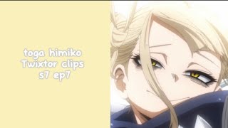 Toga himiko twixtor clips  season 7 ep7 [upl. by Anehc952]