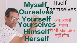 Reflexive Pronoun and Emphatic PronounEnglishgururakeshreflexiveemphaticmyselfhimself [upl. by Good]