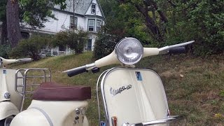 1963 Vespa 150 Standard in cream [upl. by Thursby588]