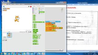 Calcul de la factorielle dun nombre N programmation par bloc dinstructions [upl. by Ennovyhc684]