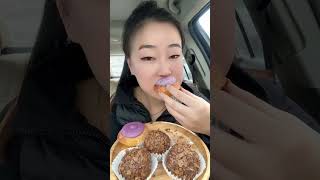 My favorite crispy puffs and taro paste tarts Bao Shifu crispy puffs Bao Shifu taro paste tarts [upl. by As]