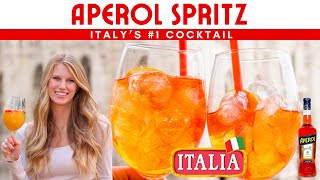 Aperol Spritz  Italys 1 Cocktail  Made in Venice [upl. by Yadrahs]