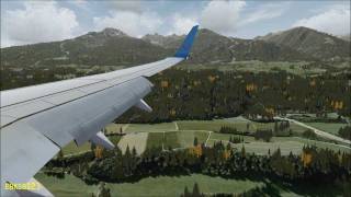 FSX HD 1080p  Landing Dangerous Innsbruck as REAL as it gets i7 2600k GTX 560ti [upl. by Elwaine]