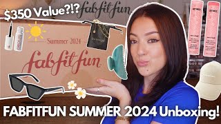 ☀️FABFITFUN SUMMER 2024 UNBOXING☀️350 Value 😱 [upl. by Halyk]