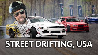 Craziest Drift Event in the US Legal Street Drifting [upl. by Heloise663]