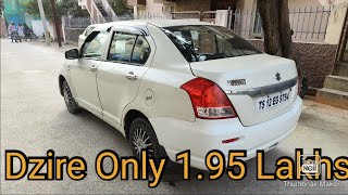 Maruti Swift Dzire 2010 Model Excellent Condition Sale in Hyderabad [upl. by Sikras]