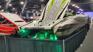 Miami Boat Show Performance Boats and Engines 2022 [upl. by Ogata719]