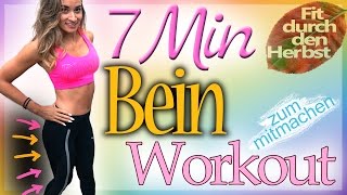 Oberschenkel abnehmen  Bein Workout  Schlanke Beine trainieren  7 Minuten Übungen [upl. by Berg907]