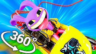 The Amazing Digital Circus  Roller Coaster in 360° Video VR  8K  TADC Animation [upl. by Rabbaj770]