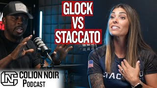 Glock Vs Staccato With Competitive Shooter Michelle Viscusi Scuzi23 [upl. by Ecadnarb]