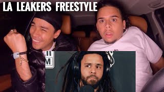 J COLE  LA LEAKERS FREESTYLE  REACTION [upl. by Kronick311]