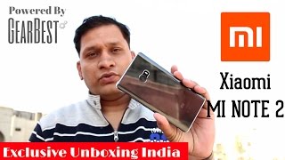 Exclusive Xiaomi Mi Note 2 Unboxing amp First Look in India  Sharmaji Technical [upl. by Itirp]