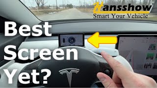 Tesla Model 3Y Rear screen H86 From Hansshow [upl. by Nylecaj25]