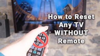 How to Reset Any TV WITHOUT Remote  Cold Boot  Fixes 50 of Issues [upl. by Donough]