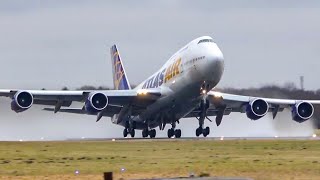 4K 100 planes landing and take off in 1 HOUR The best of plane spotting 2018 [upl. by Namas]