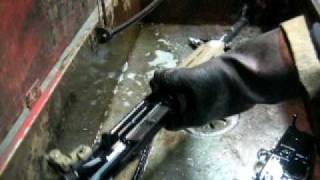 Using a parts washer to clean an AR15 22lr [upl. by Assecnirp]