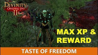 Taste of Freedom Maximum xp and reward Divinity Original Sin 2 [upl. by Braynard436]