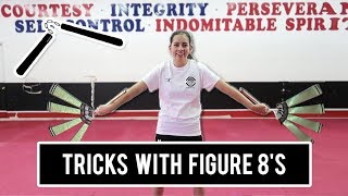 Nunchucks Figure 8 Spin Variations  How to Figure 8 Hand Roll [upl. by Arimaj]