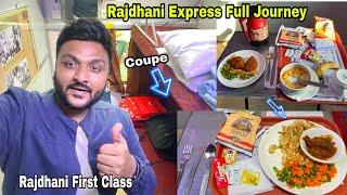 Rajdhani Express First Class Coupe Food Review  Howrah to New Delhi  Indian Railways  Irctc Food [upl. by Hawkie]