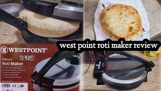 westpoint Automatic Roti Maker Review  Roti Maker Machine  Sabeen usman Pakistani family vlogs [upl. by Goren]