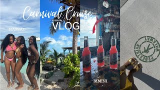 VACATION VLOG CARNIVAL FREEDOM CRUISE 2024  BIMINI  NASSAU BAHAMAS  VANIAH DI’ANNA [upl. by Eico]