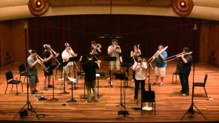 KoIchiro Yamamoto and the Columbus State University Trombone Octet [upl. by Charis]