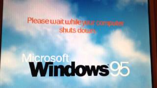 Windows 95 shutting down [upl. by Eislrahc]