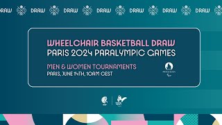 Paris 2024 Paralympic Games Wheelchair Basketball Tournament Draw  Live from Paris [upl. by Vedis67]