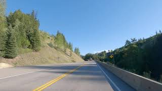 Sparwood BC Canada Driving on the Crowsnest Highway in British Columbia Wow Amazing Scenery [upl. by Gunzburg21]