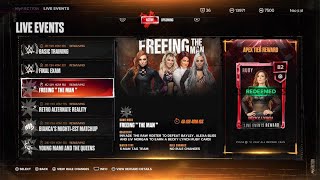 WWE 2K24 Freeing quotThe Manquot MyFACTION Live Event Wins 24 [upl. by Ahsitneuq]