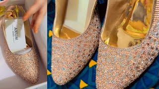 footwear review from myntra😍 partywear heels  bridal heels  myntra footwear haul [upl. by Kironde]