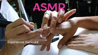 ASMR MANICURISTA 🌸 PARA RELAJARTE 💤 asmr manicure satisfying [upl. by Crow]