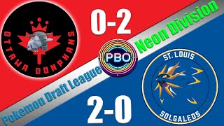 Pokémon Draft League  Ottawa Donphans VS St Louis Solgaleos  S7 W3 Neon Div [upl. by Almat]