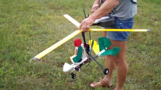 AUTOGYRO CRASH RC GAME OVER [upl. by Ffilc]