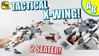 LEGO TACTICAL XWING 75218 ALTERNATIVE BUILD [upl. by Nonek738]