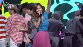 MPD직캠 현아 1위직캠 어때 HYUNA Hows this No1 Encore full ver MNET MCOUNTDOWN 160811 [upl. by Dahc494]