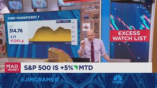 Jim Cramer goes over his excess watch list [upl. by Attelliw]