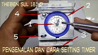 Timer listrik theben  pengenalan timer  setting dan cara kerja [upl. by Savior]