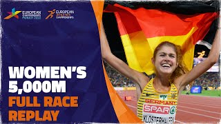 Womens 5000m Final  Munich 2022  Konstanze Klosterhalfen [upl. by Giardap]